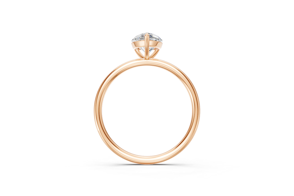 Pear-Cut Solitaire Ring