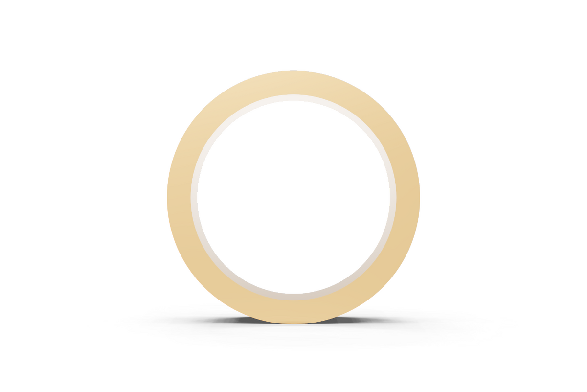Men’s Princess-Cut Diamond Grooved Wedding Band