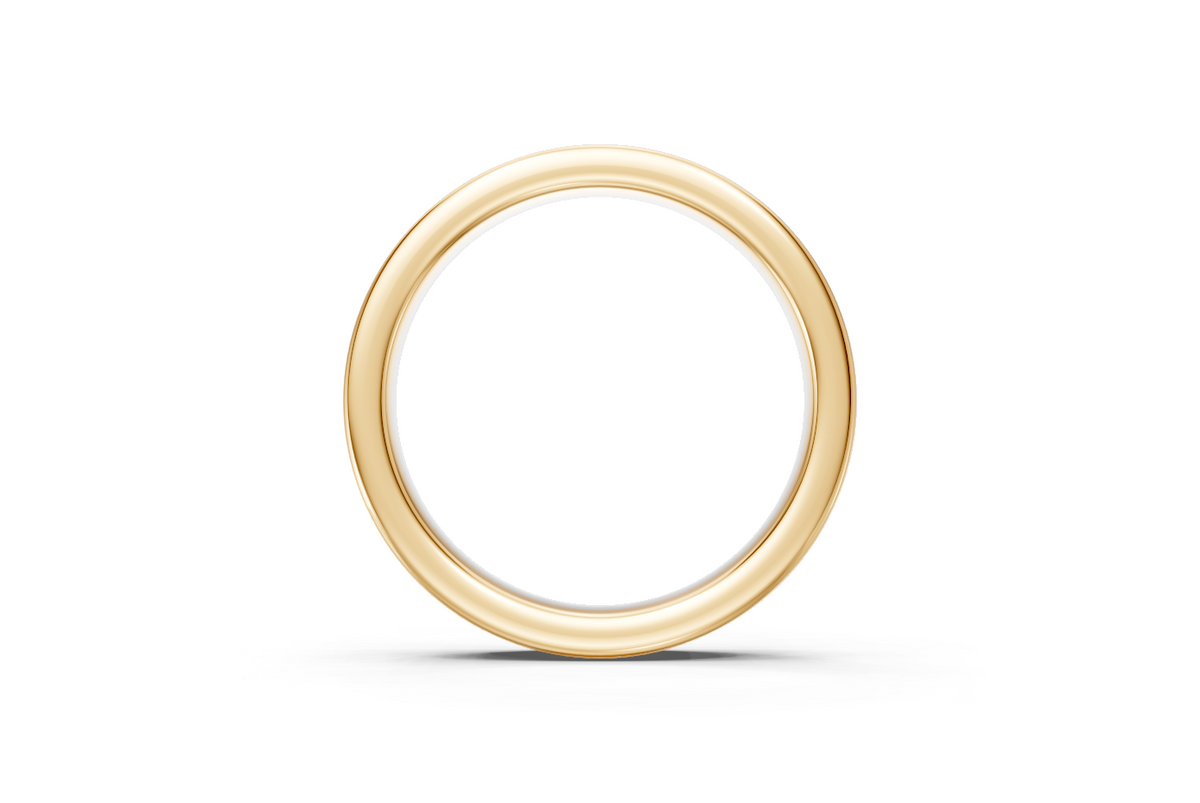 Men’s Two-Tone Yellow & White Gold Wedding Band