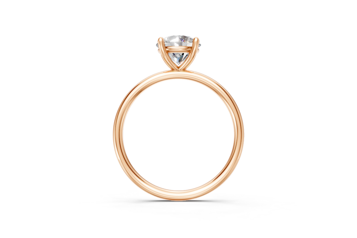 Round-Cut Solitaire Ring