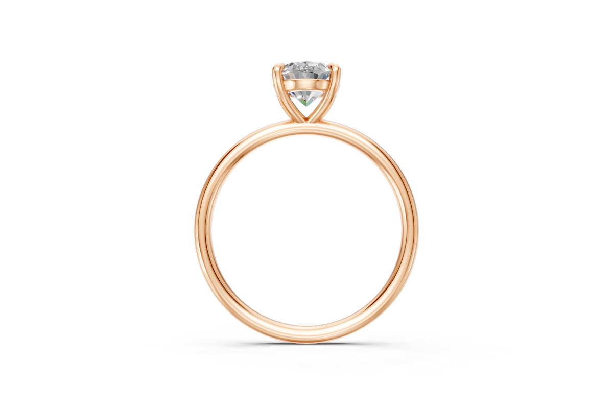 Oval-Cut Solitaire Ring