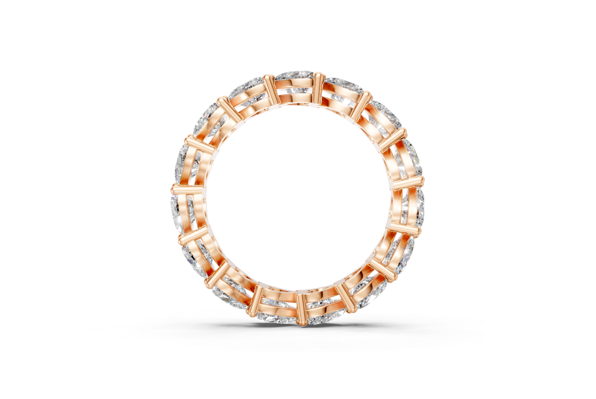 Heart-Shaped Diamond Eternity Ring