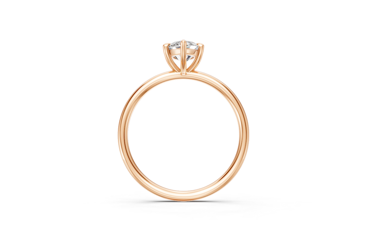 Marquise-Cut Solitaire Ring