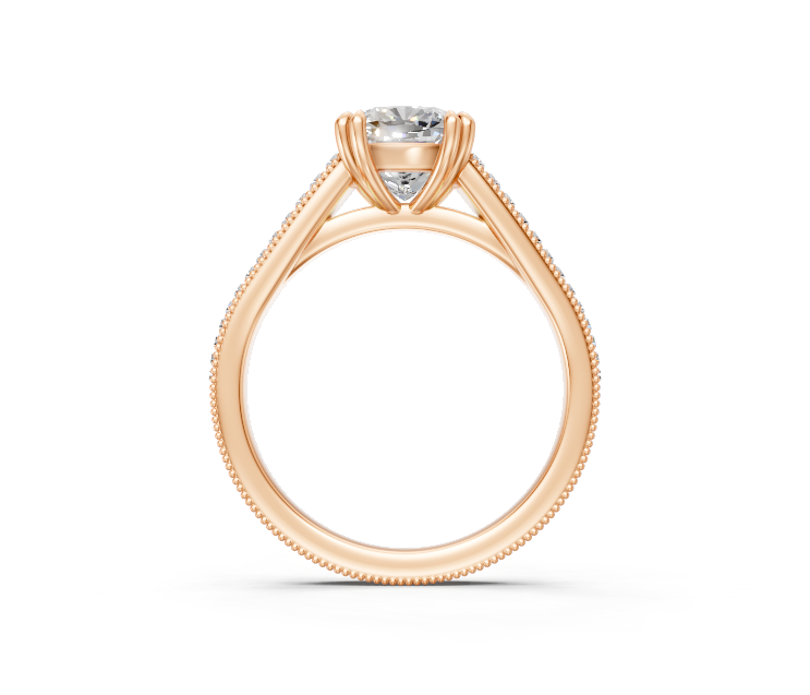 Cushion-Cut Diamond Vintage Ring