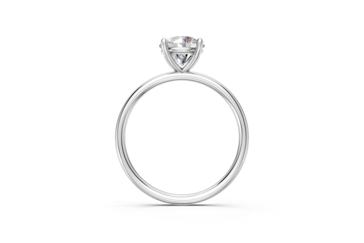 Round-Cut Solitaire Ring