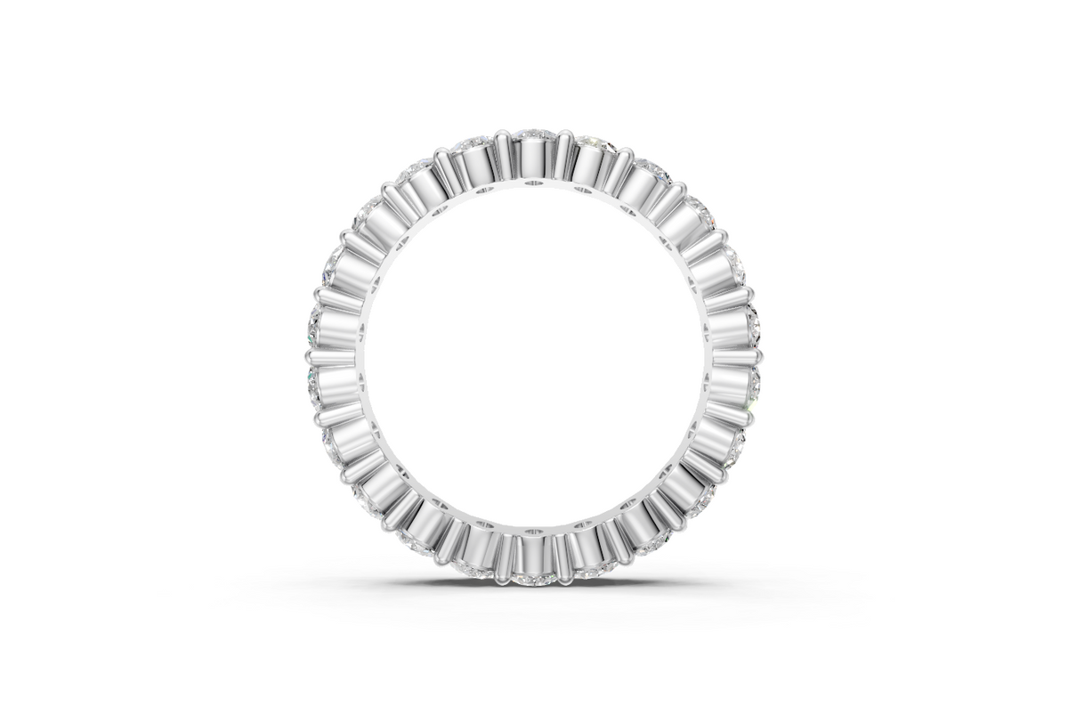 Oval-Cut Diamond Eternity Ring