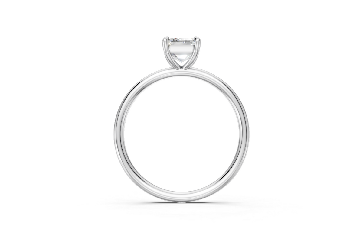 Emerald-Cut Solitaire Ring