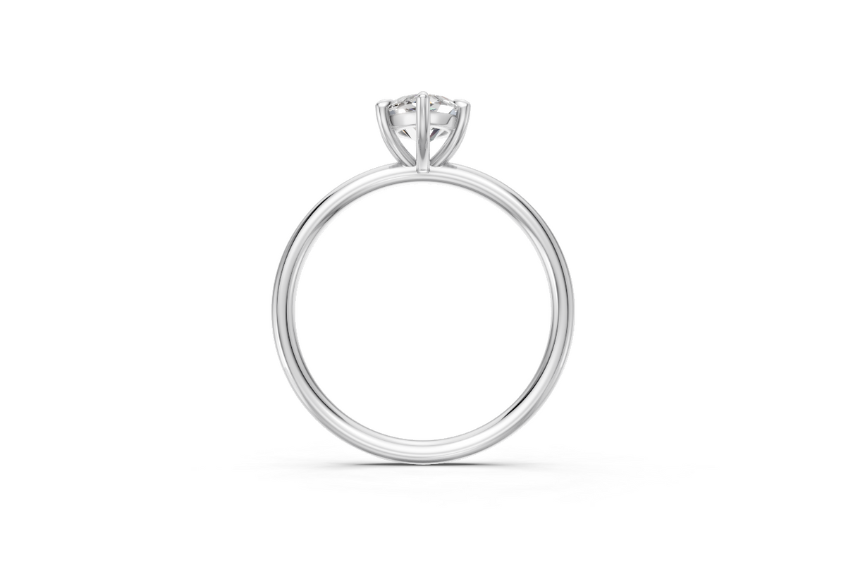 Marquise-Cut Solitaire Ring