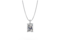 Radiant Diamond Solitaire Pendant