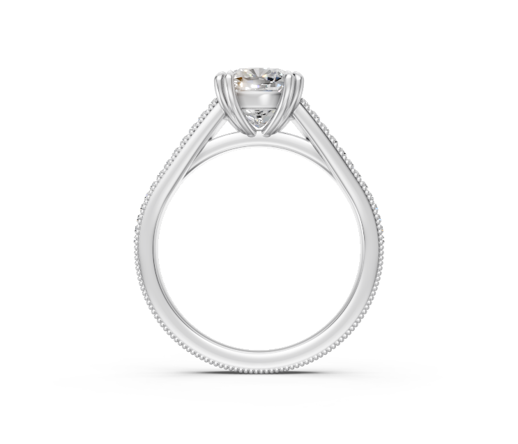 Cushion-Cut Diamond Vintage Ring