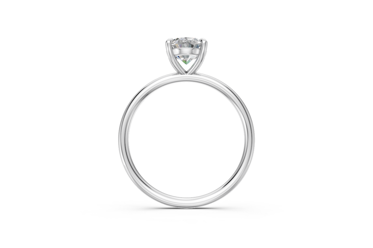 Oval-Cut Solitaire Ring