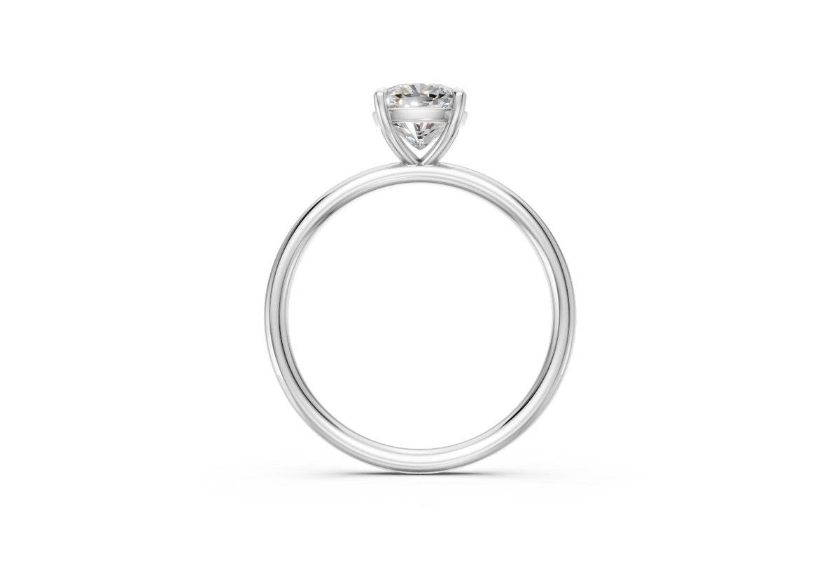 Cushion-Cut Solitaire Ring