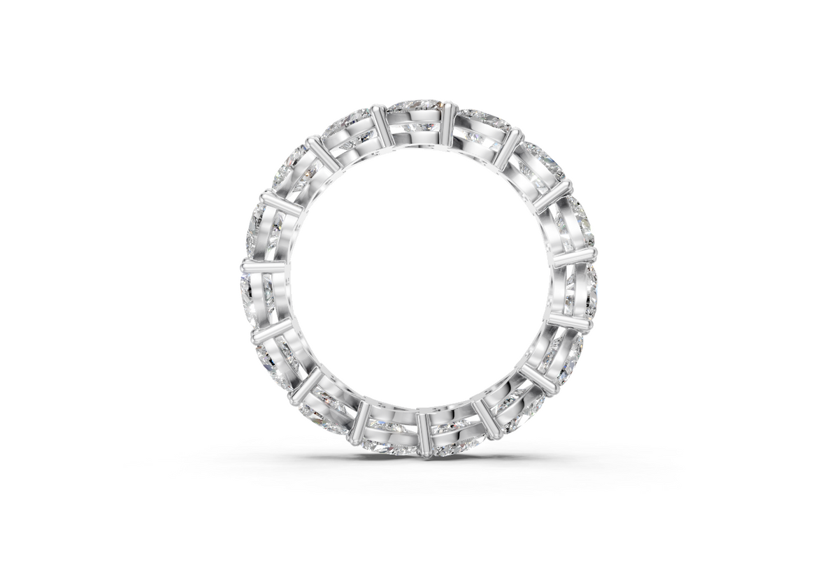 Heart-Shaped Diamond Eternity Ring