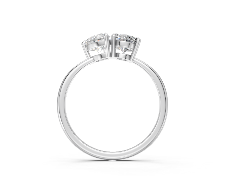 Oval & Pear Toi Et Moi Ring