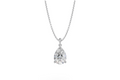 Pear Diamond Solitaire Pendant