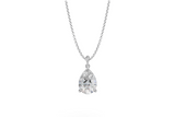 Pear Diamond Solitaire Pendant
