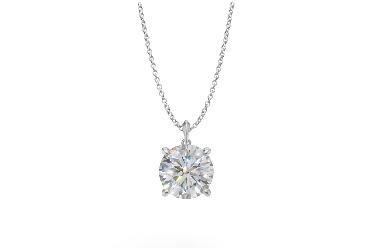 Round Diamond Pendant