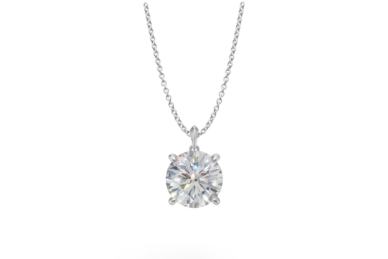 Round Diamond Pendant