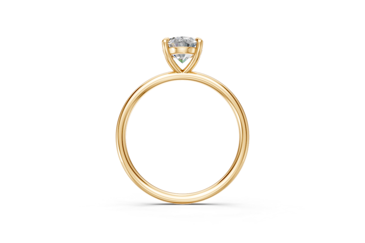 Oval-Cut Solitaire Ring