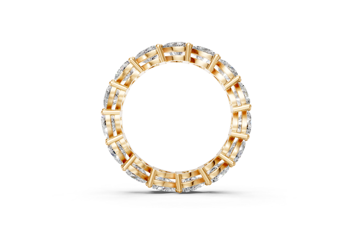 Heart-Shaped Diamond Eternity Ring