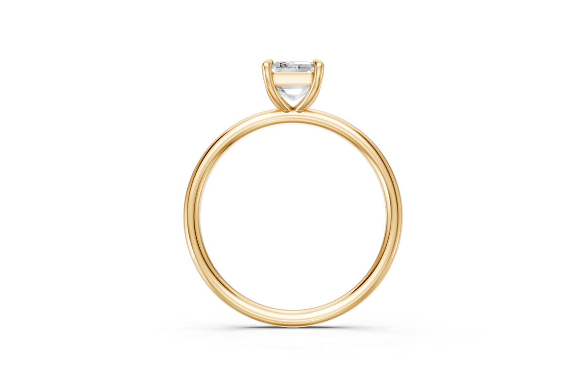 Emerald-Cut Solitaire Ring