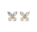 Marquise & Pear Butterfly Diamond Stud Earrings
