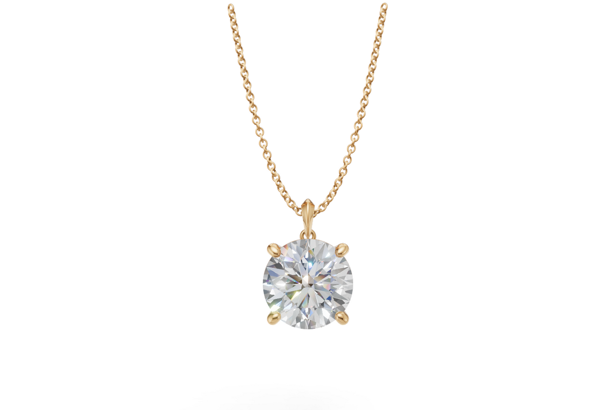 Round Diamond Pendant