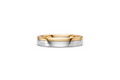 Men’s Two-Tone Yellow & White Gold Wedding Band