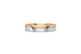 Men’s Two-Tone Yellow & White Gold Wedding Band