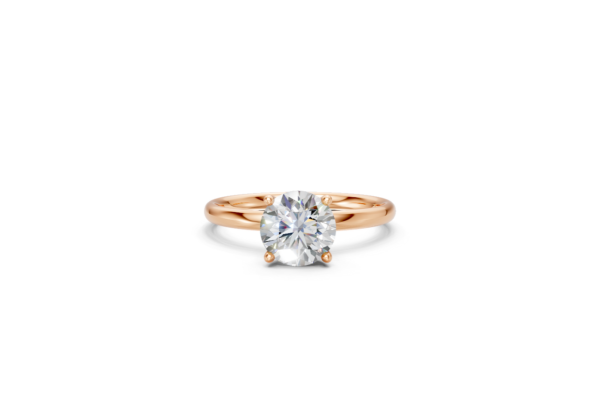 Round-Cut Solitaire Ring