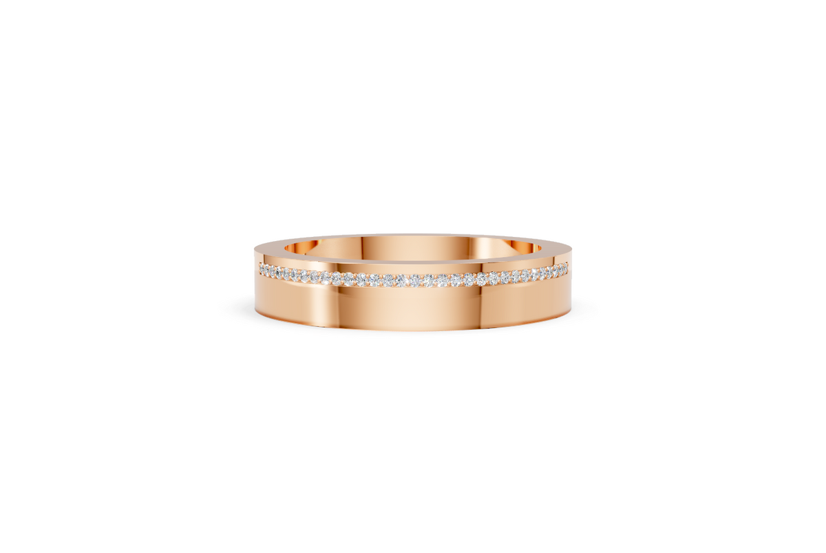 Men’s Diamond-Set Wedding Band
