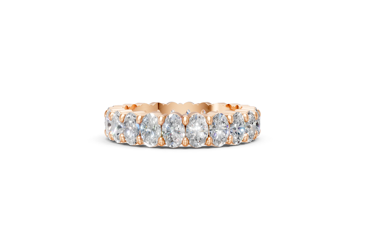 Oval-Cut Diamond Eternity Ring