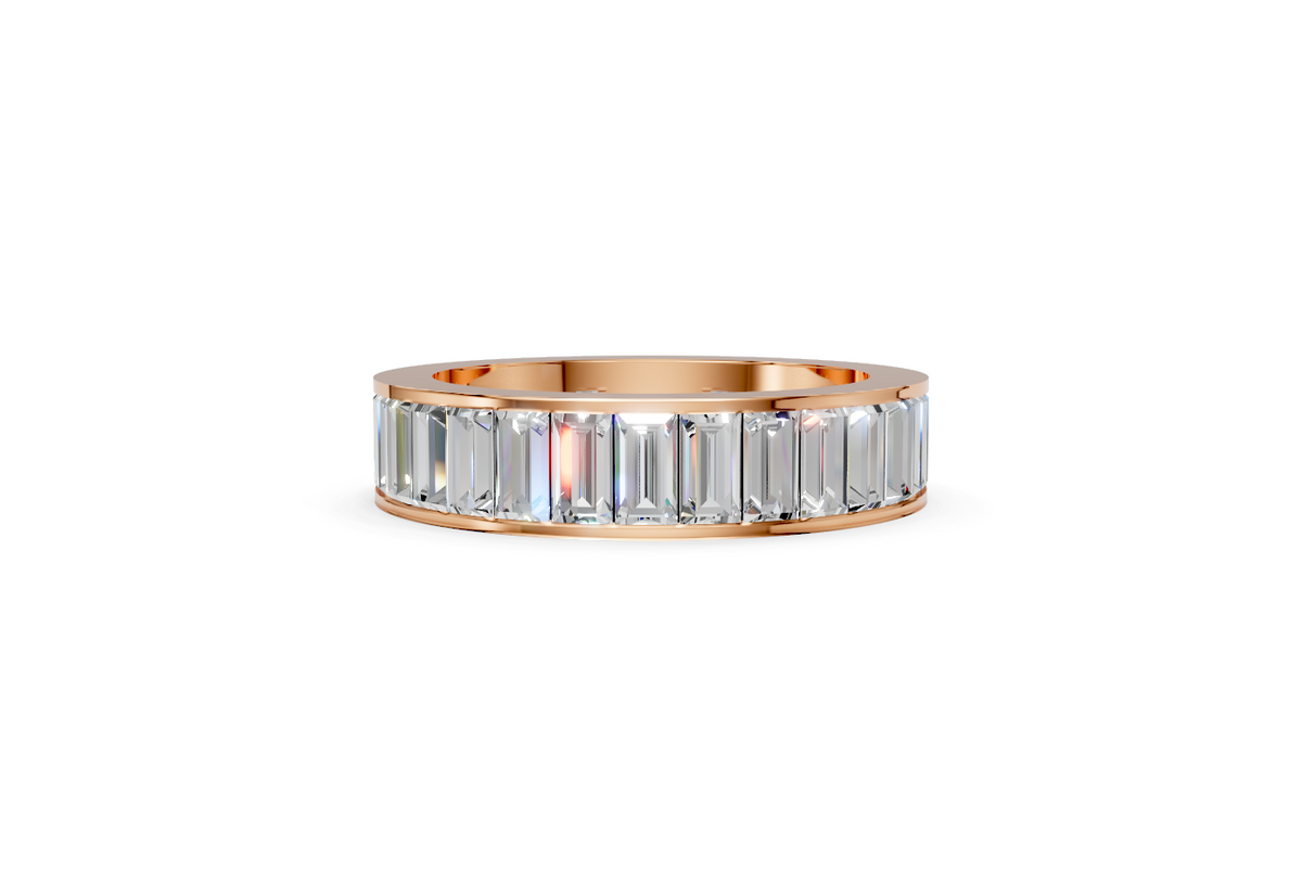 Channel-Set Baguette Diamond Eternity Ring