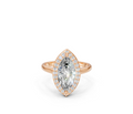 Marquise Halo Diamond Ring