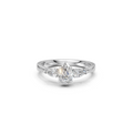 Pear-Cut Diamond Trilogy Ring