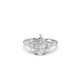 Pear-Cut & Heart Diamond Trilogy Ring