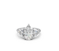 Pear-Cut Diamond & Trillion Trilogy Ring
