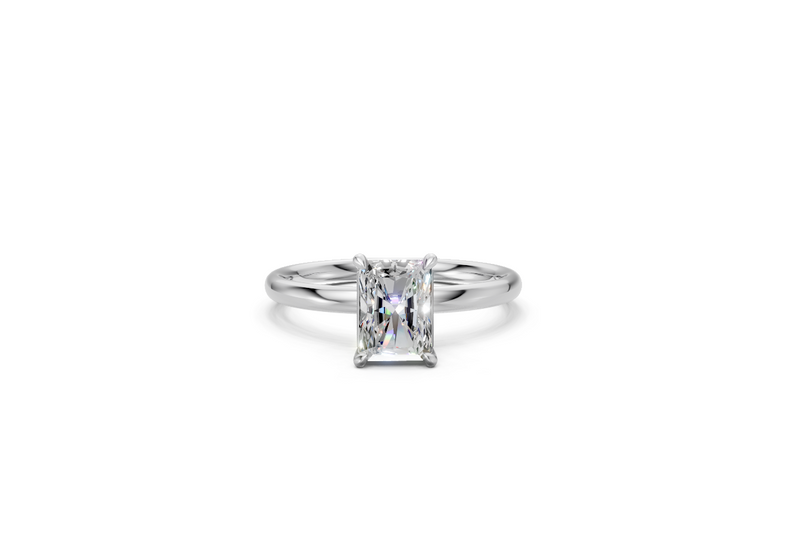 Radiant-Cut Solitaire Ring