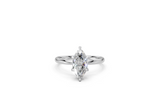 Marquise-Cut Solitaire Ring