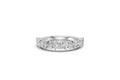Pear-Cut Diamond Half Eternity Ring