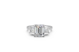 Emerald-Cut & Princess Trilogy Ring