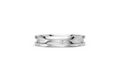 Men’s Six-Diamond Grooved Wedding Band