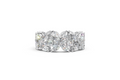 Marquise & Round Diamond Floral Eternity Ring