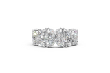 Marquise & Round Diamond Floral Eternity Ring