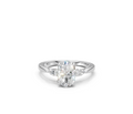 Oval-Cut & Pear Diamond Trilogy Ring