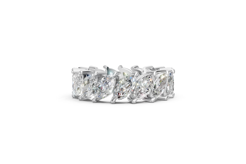 Marquise-Cut Diamond Eternity Ring