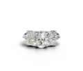 Oval Diamond Floral Multi-Stone Ring