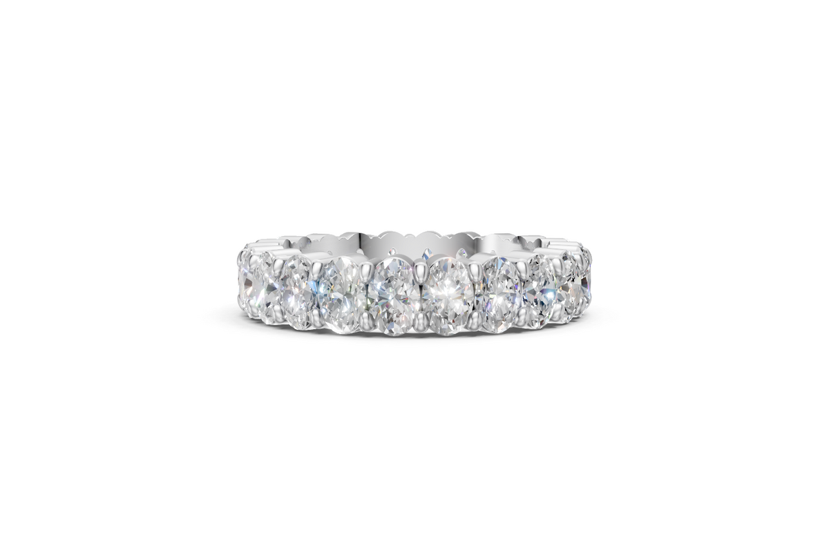 Oval-Cut Diamond Eternity Ring