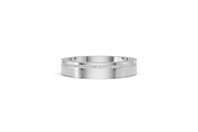 Men’s Diamond-Set Wedding Band