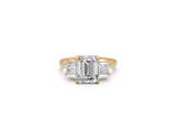 Emerald-Cut & Princess Trilogy Ring